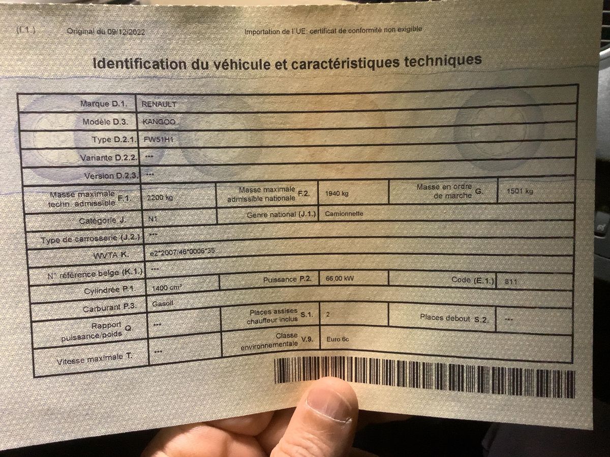 Renault Kangoo d'occasion