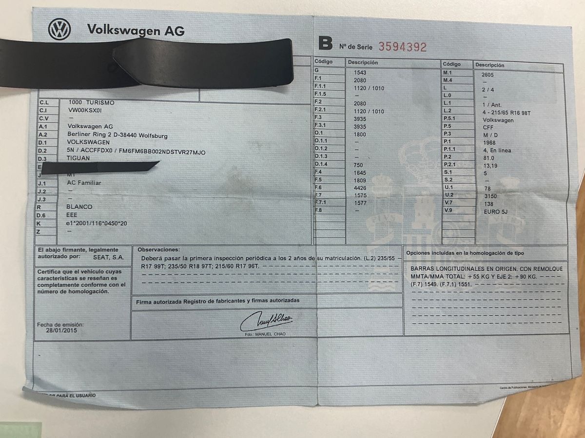 Volkswagen Tiguan d'occasion