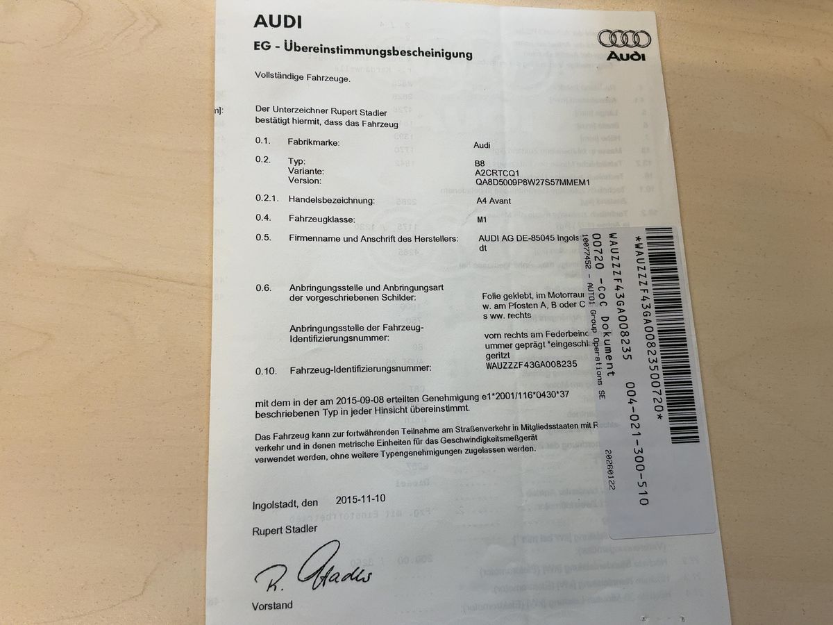 Audi A4 d'occasion