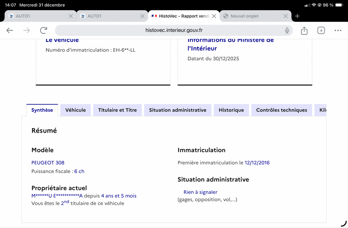 Peugeot 308 d'occasion