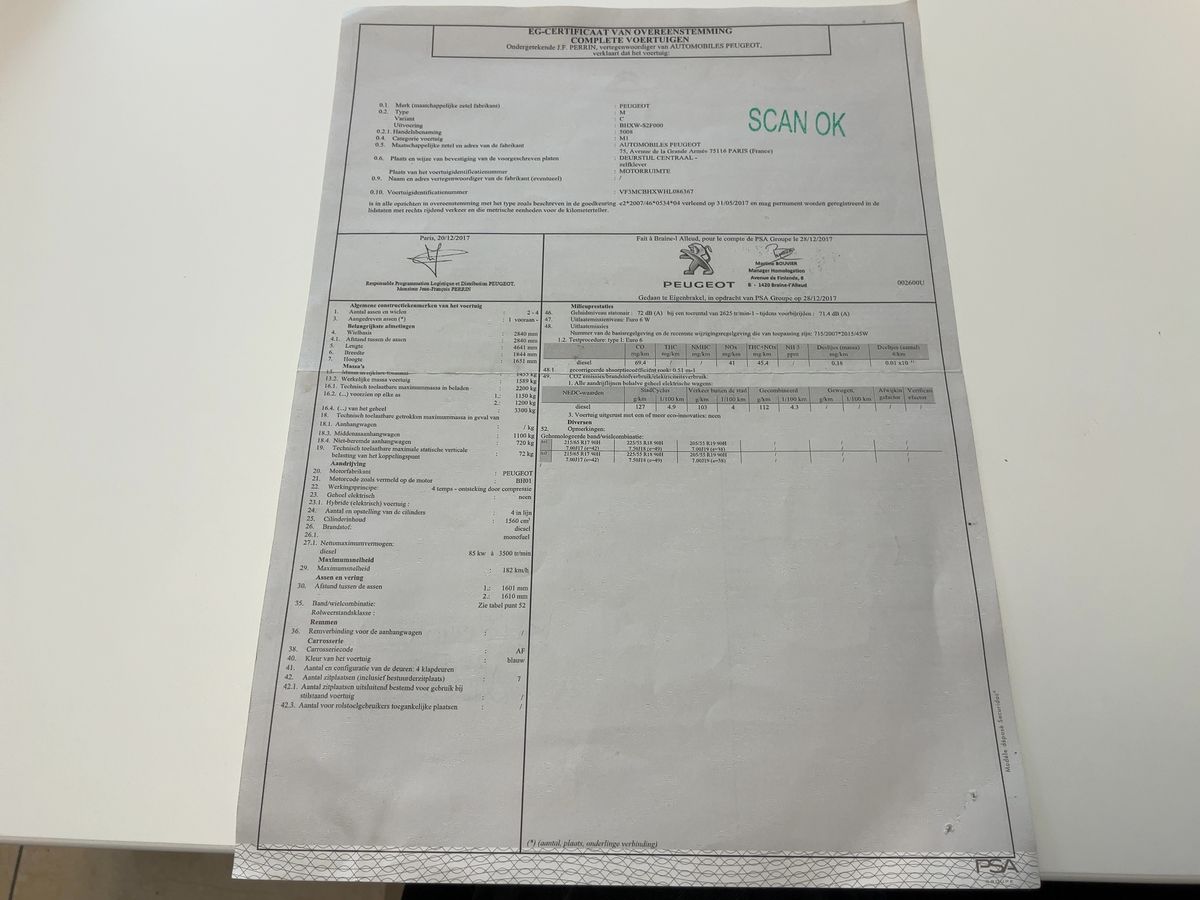 Peugeot 5008 d'occasion