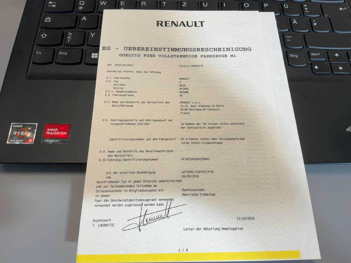 Renault Megane 1.6 Authentique