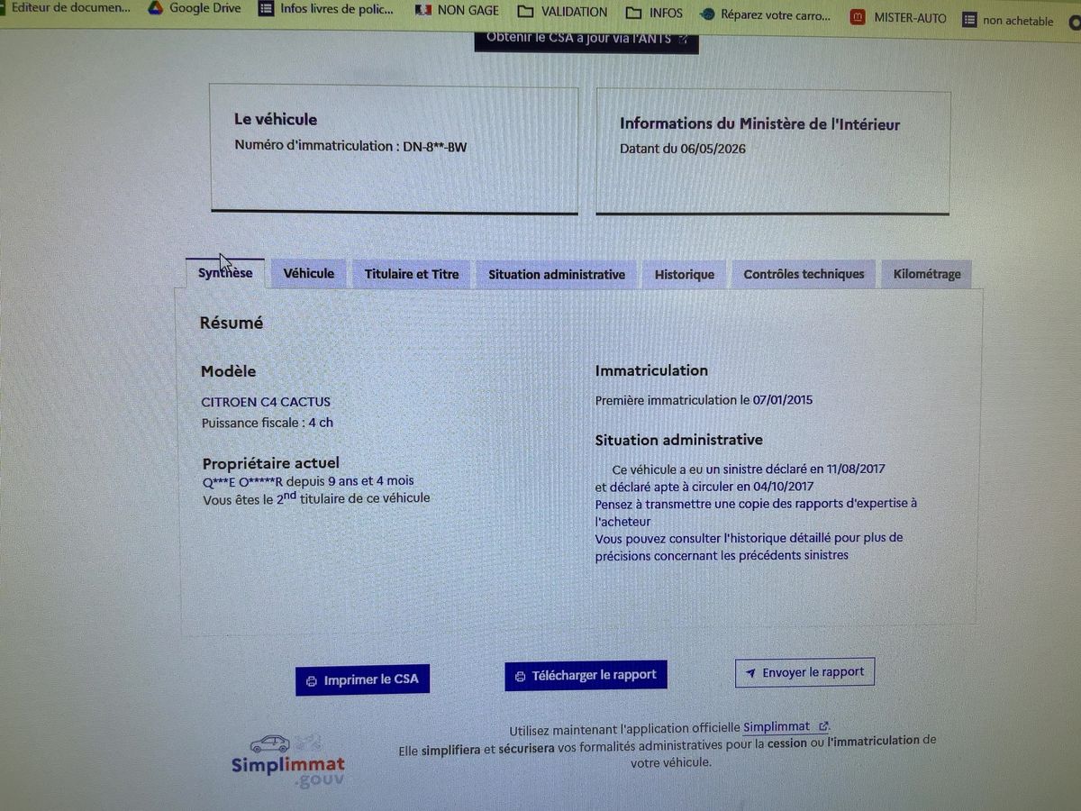 Citroen C4 d'occasion