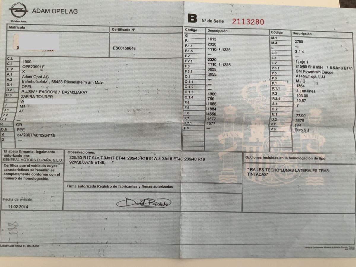 Opel Zafira d'occasion