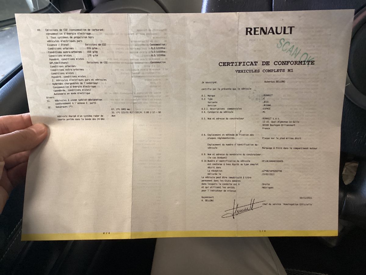 Renault Espace 2.0 dCi Alcantara