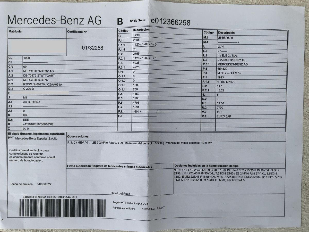 Mercedes-Benz C-Klasse d'occasion