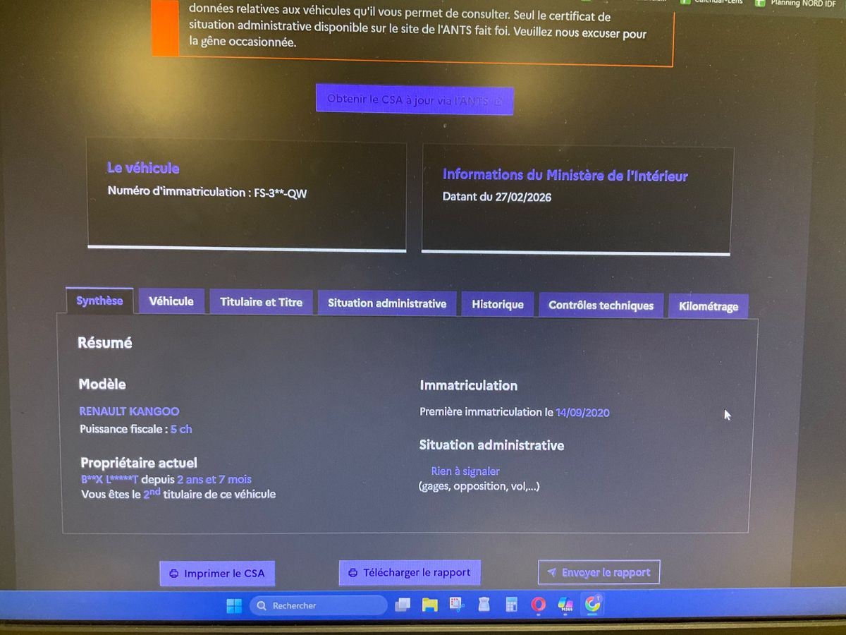 Renault Kangoo d'occasion