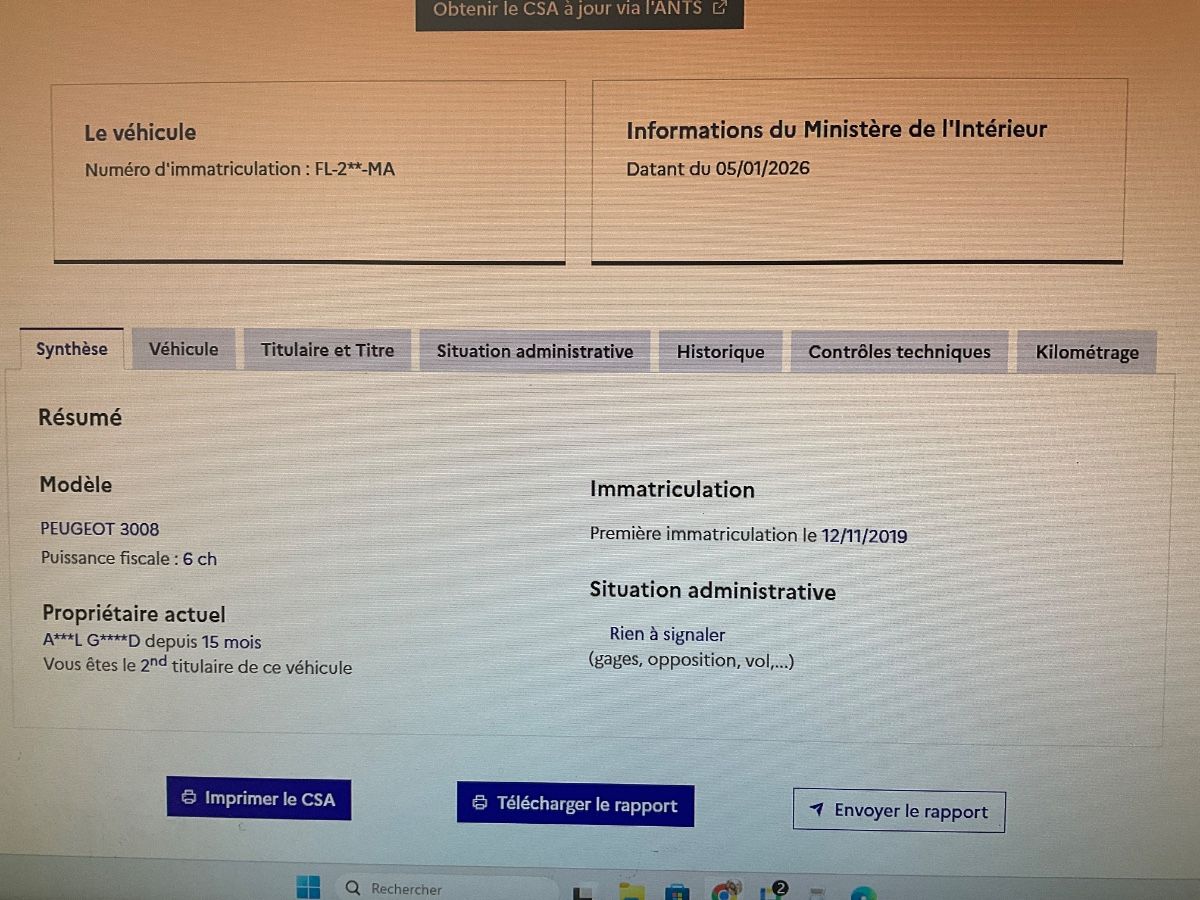 Peugeot 3008 d'occasion