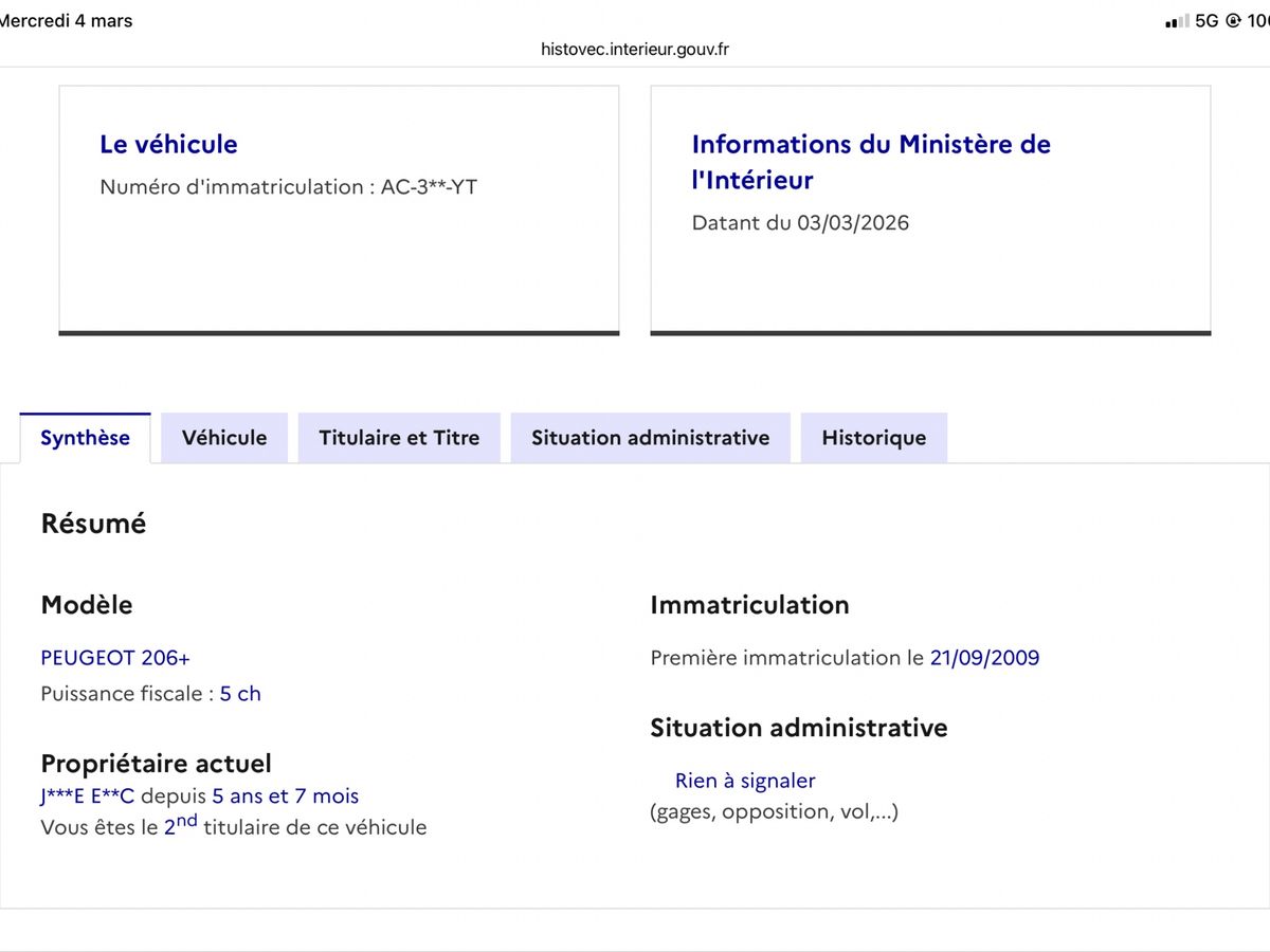 Peugeot 206+ d'occasion