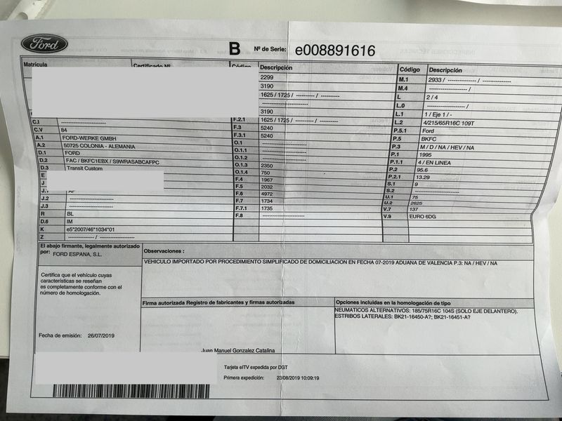 Ford Tourneo Custom 2.0 TDCi Mild-Hybrid 320 L1 Trend 2019 – снимка 21