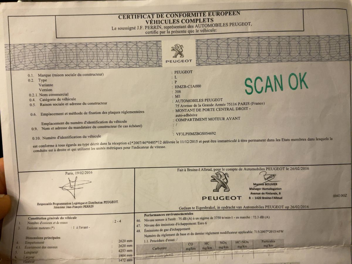Peugeot 308 d'occasion