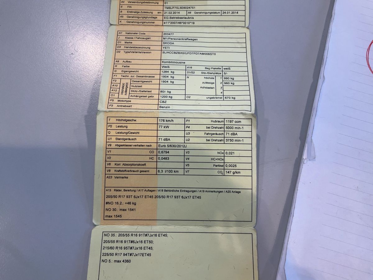 Skoda Yeti d'occasion