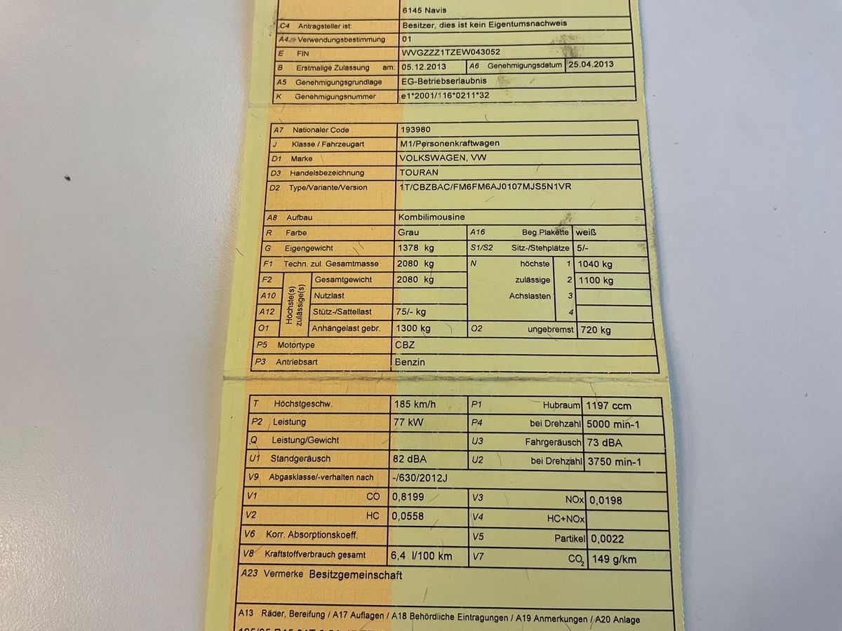 Volkswagen Touran 1.2 TSI Cool