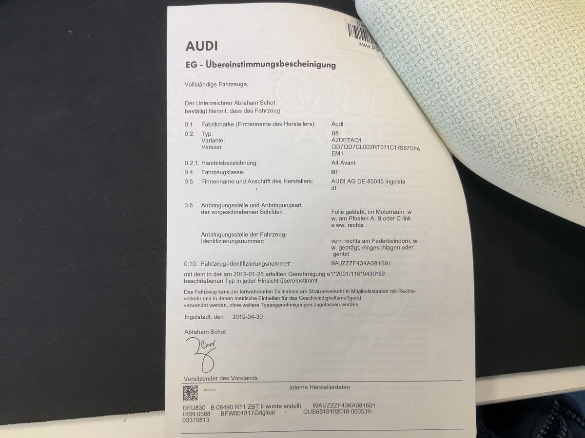 Audi A4 d'occasion