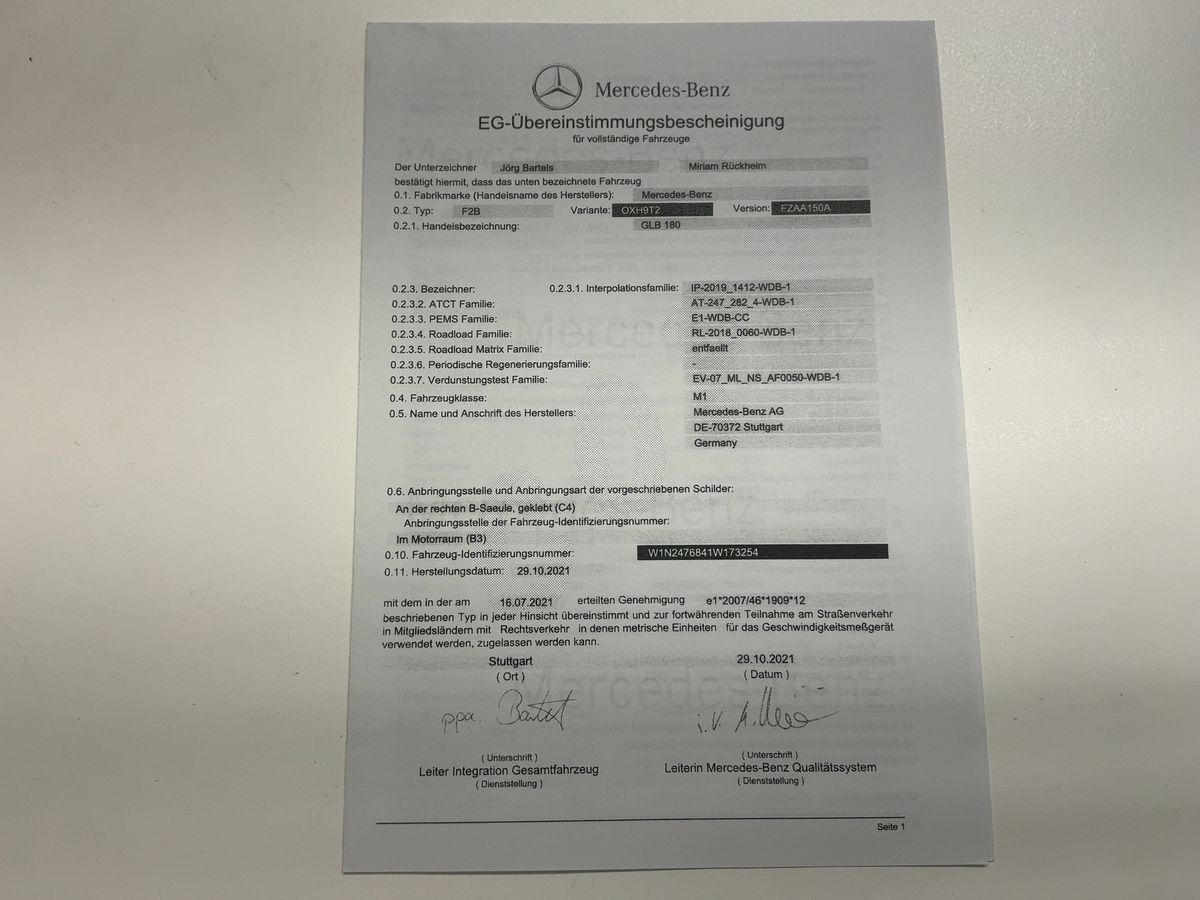 Mercedes-Benz GLB-Klasse d'occasion