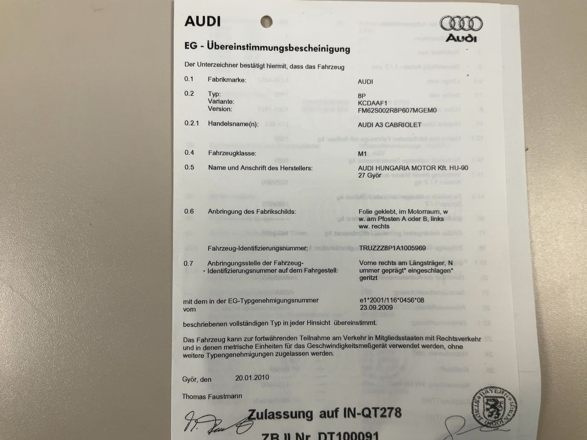 Audi A3 1.8 TFSI Ambition