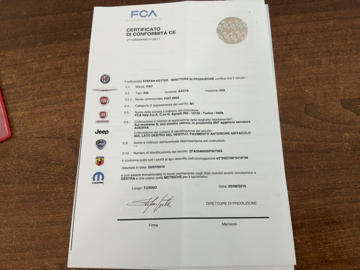 Fiat 500X d'occasion