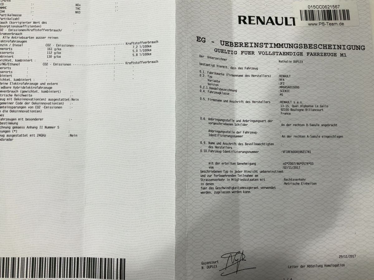 Renault Scenic d'occasion