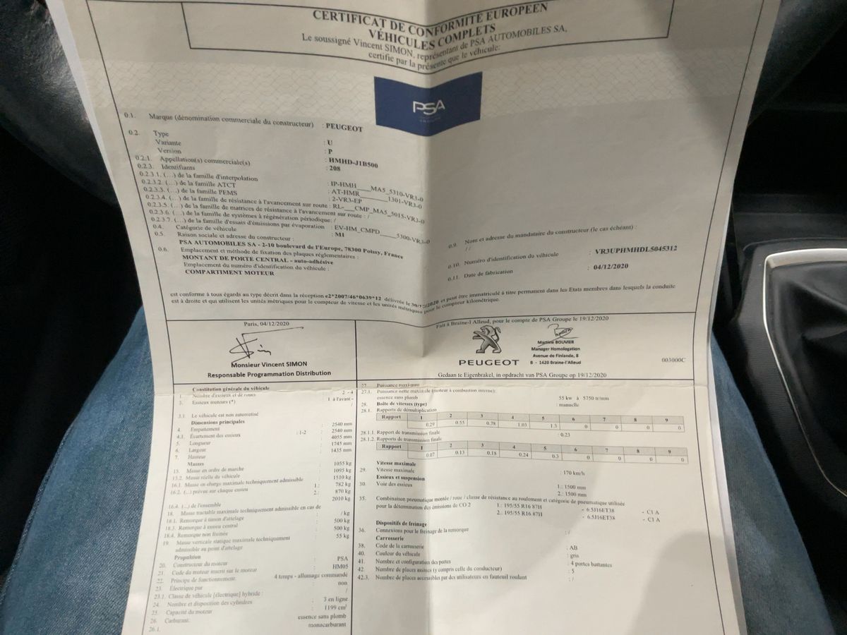 Peugeot 208 d'occasion