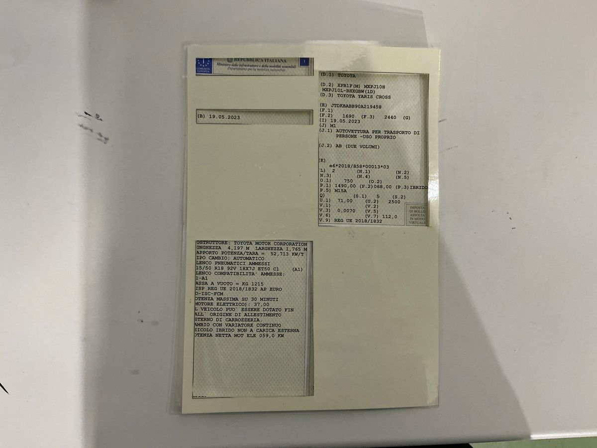 Toyota Yaris Cross 1.5 Hybrid 2WD Adventure