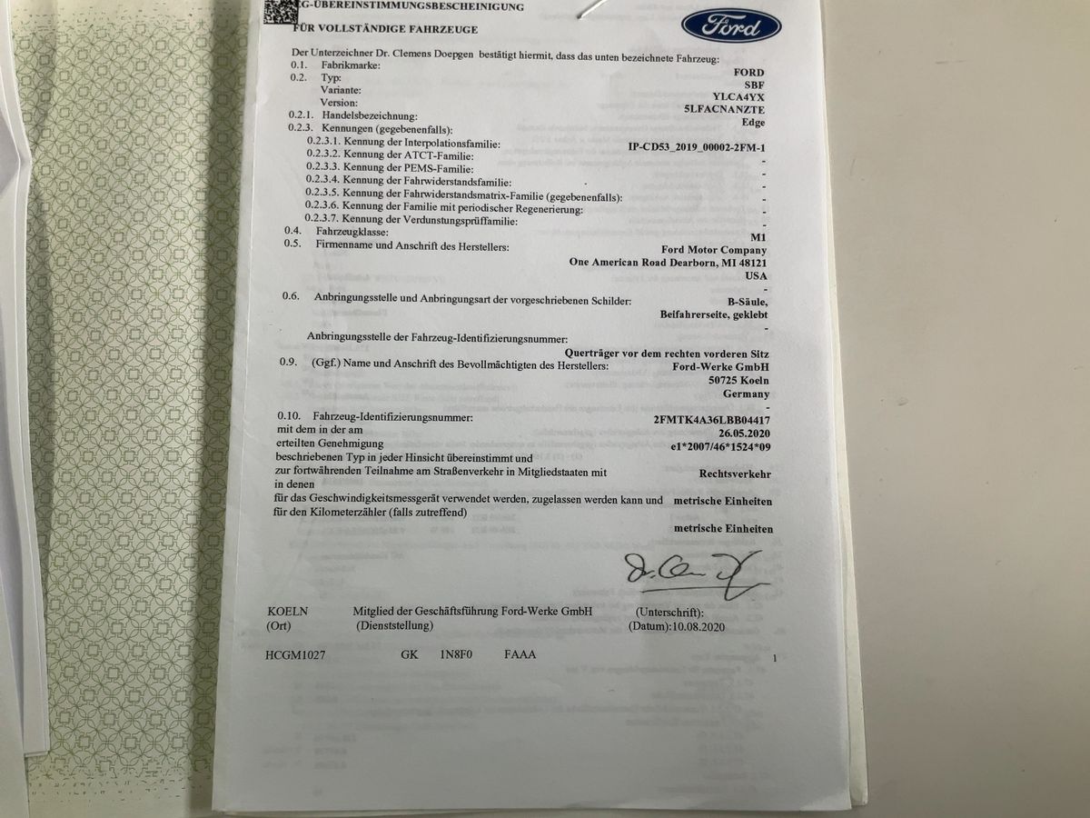 Ford Edge d'occasion