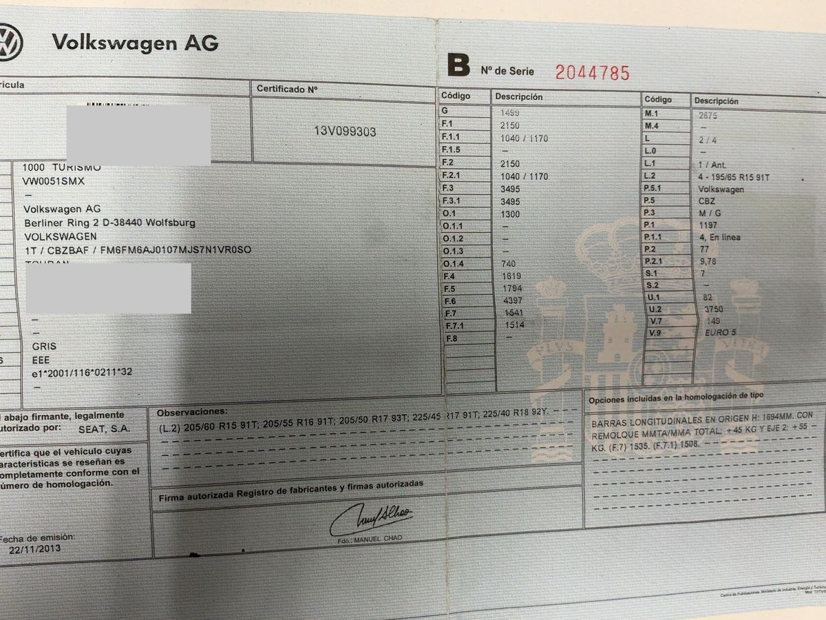 Volkswagen Touran d'occasion