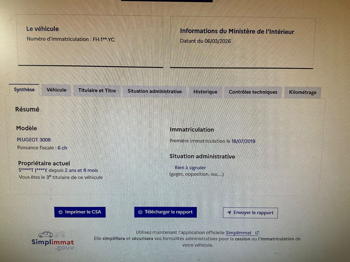 Peugeot 3008 d'occasion