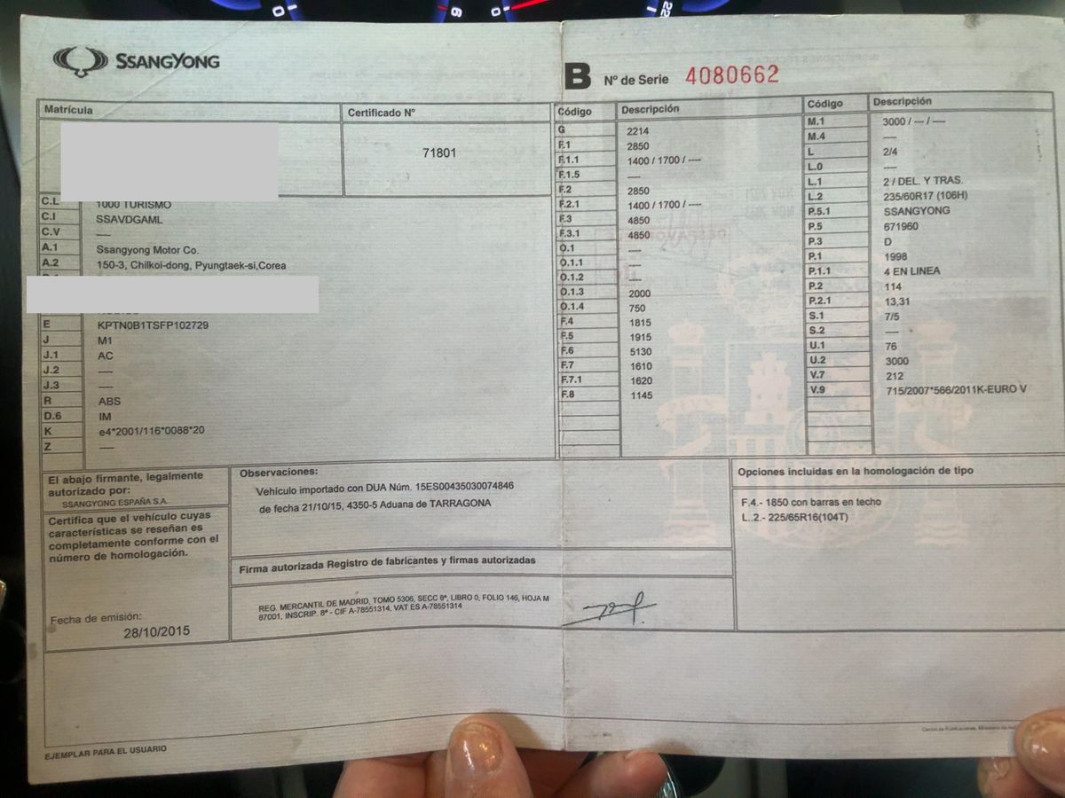 Ssangyong Rodius d'occasion