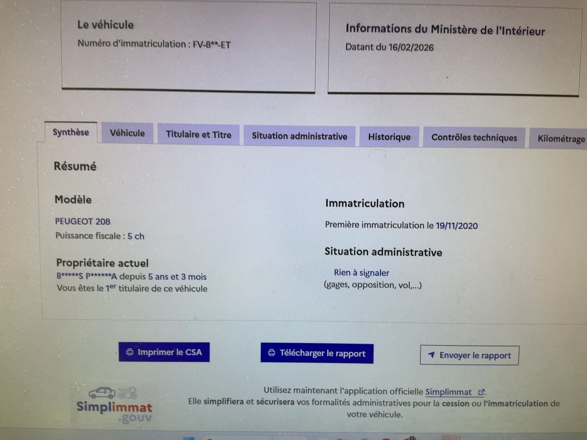 Peugeot 208 d'occasion