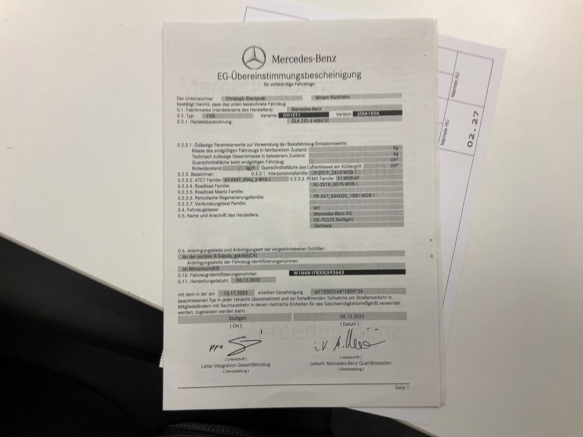 Mercedes-Benz GLA-Klasse GLA 220 d 4Matic AMG Line