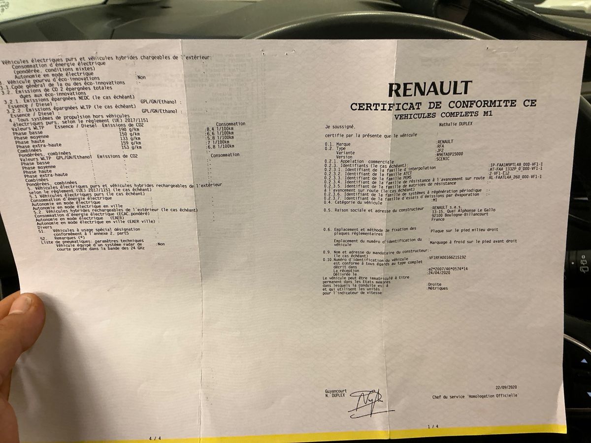 Renault Scenic d'occasion