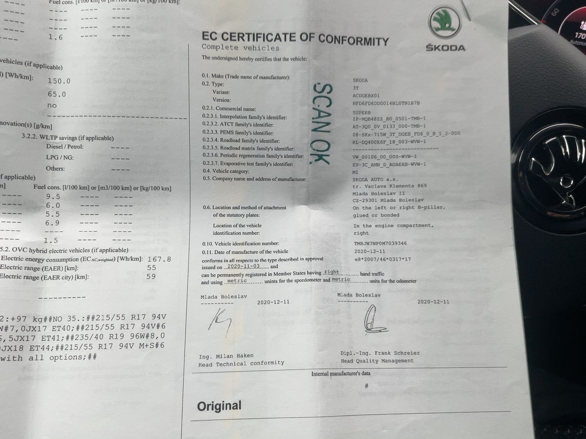 Skoda Superb d'occasion