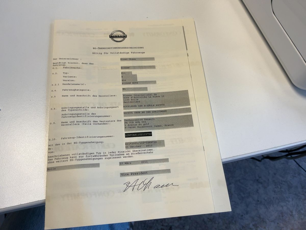 Nissan Note d'occasion