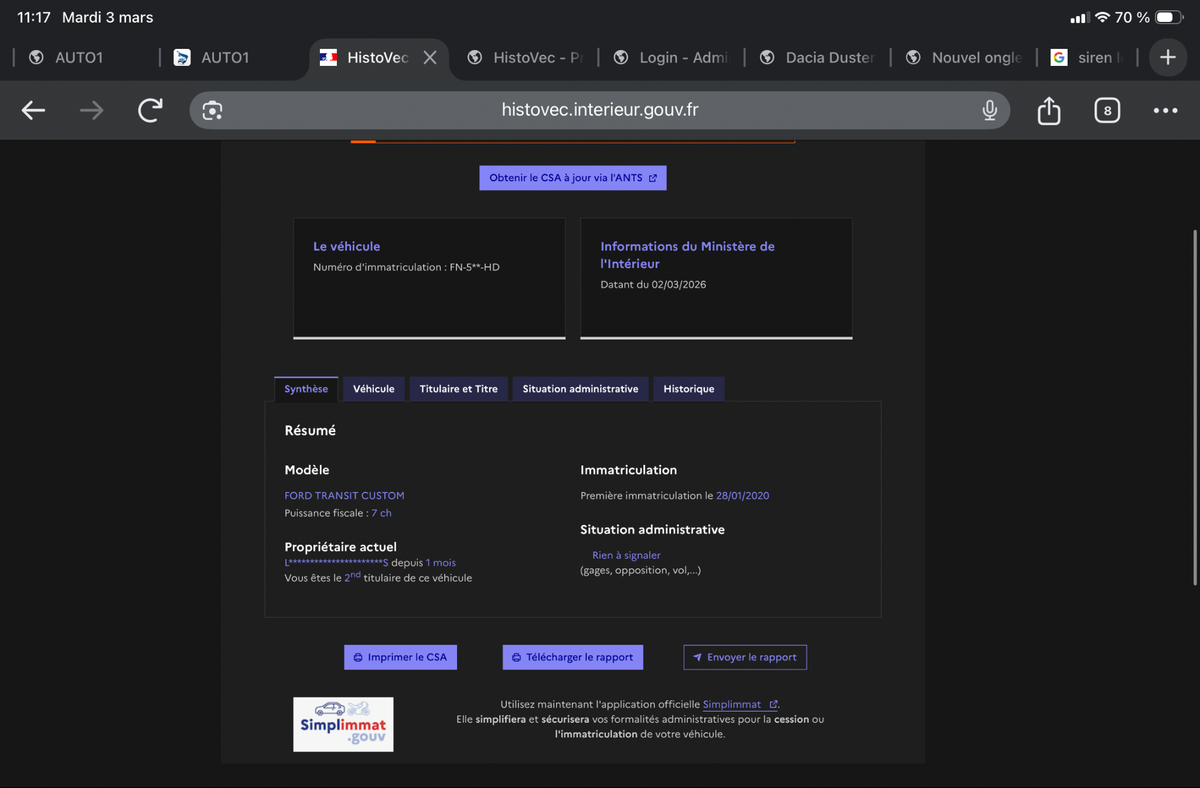 Ford Transit d'occasion