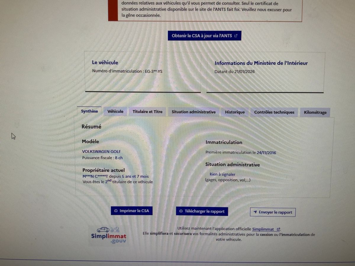 Volkswagen Golf d'occasion