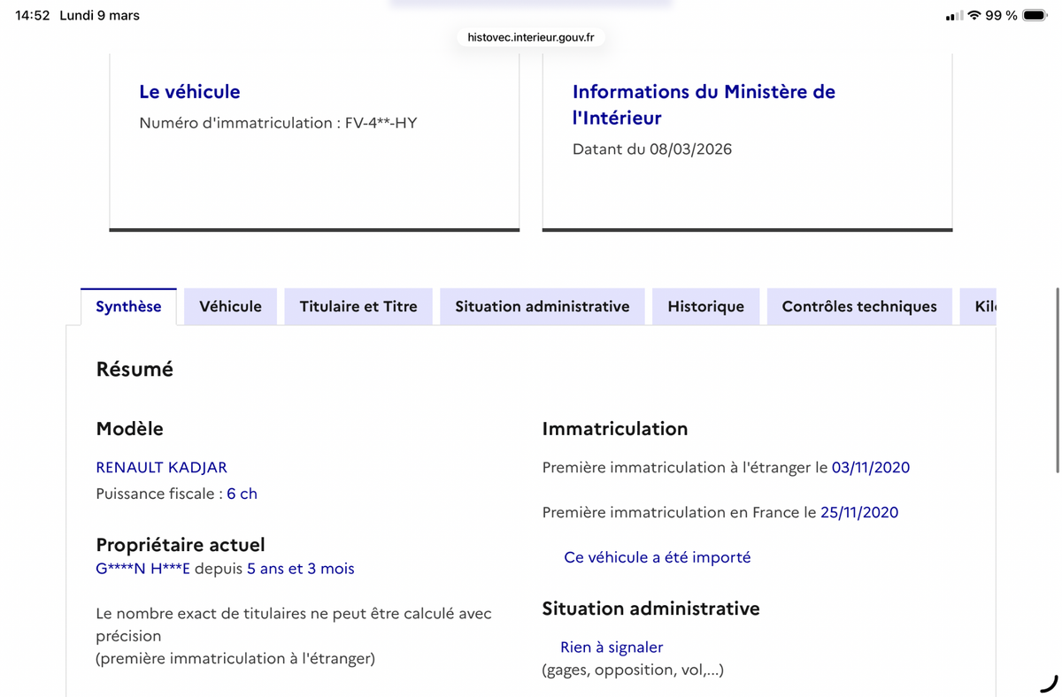 Renault Kadjar d'occasion