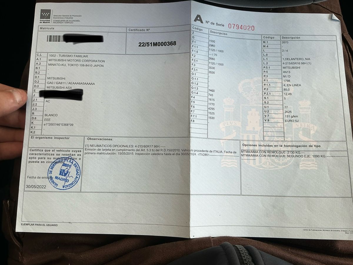 Mitsubishi ASX d'occasion