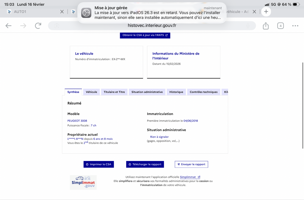 Peugeot 3008 d'occasion