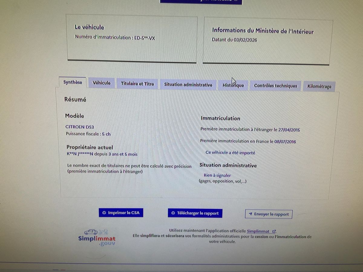 Citroen DS3 d'occasion