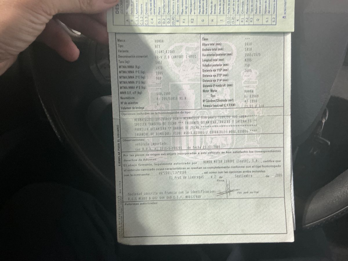 Honda FR-V d'occasion