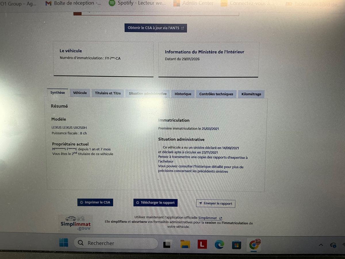 Lexus UX-Serie d'occasion