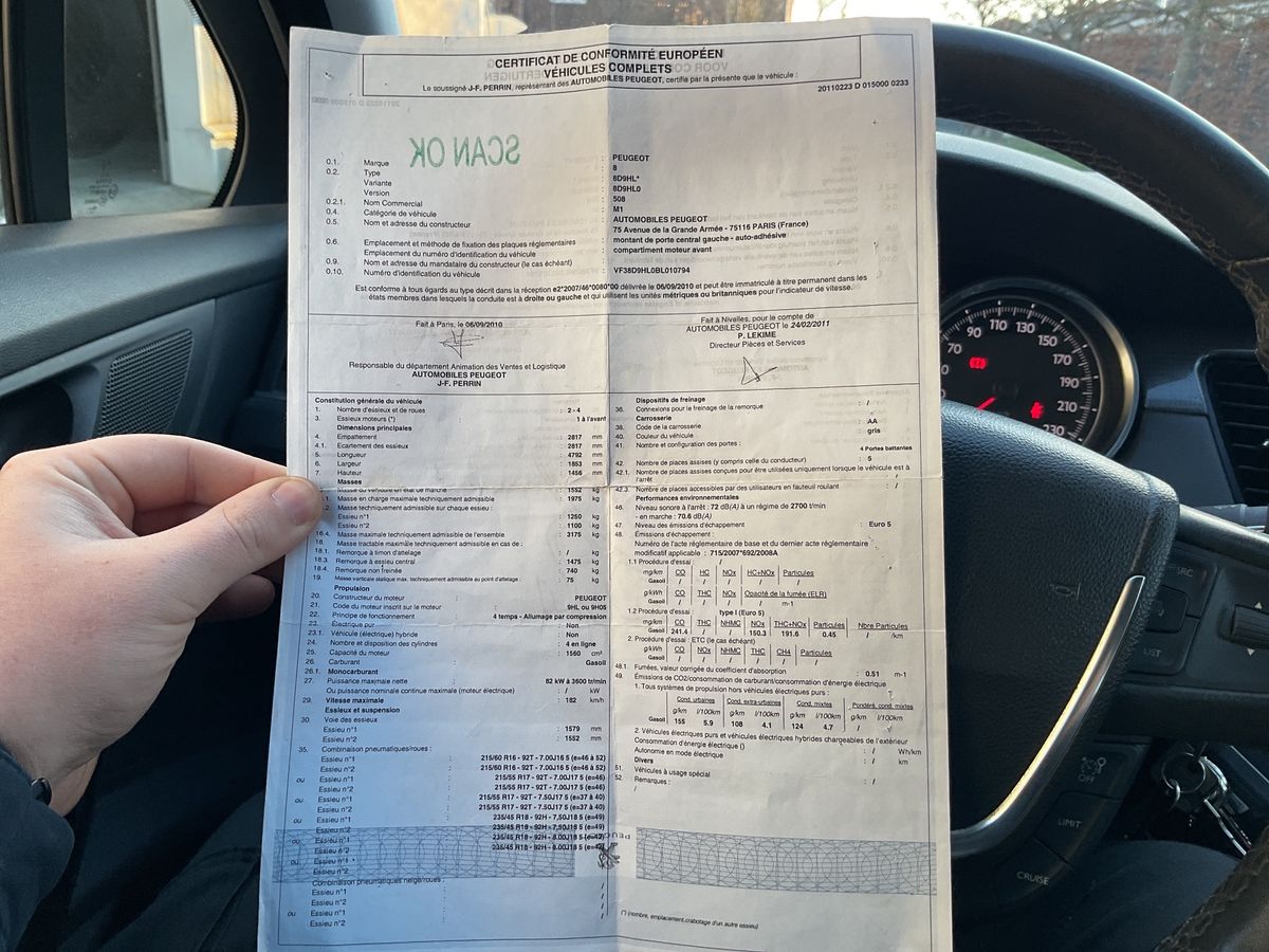 Peugeot 508 1.6 HDi Active