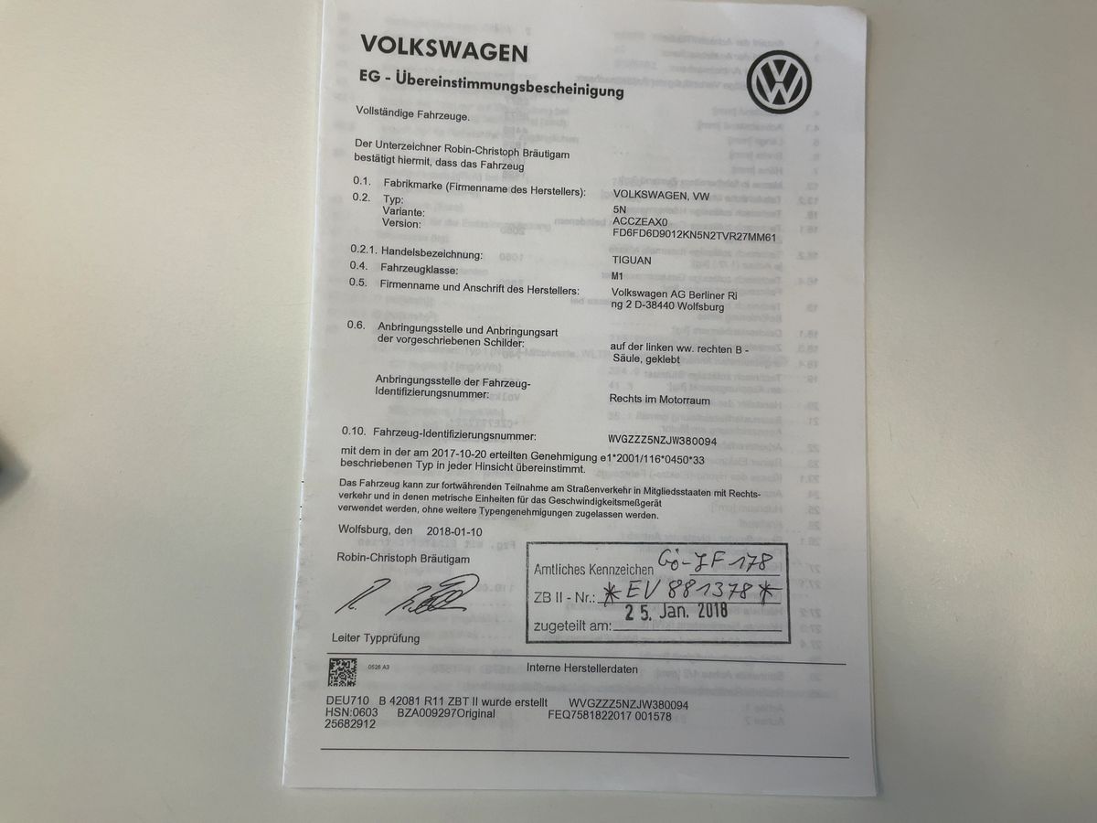 Volkswagen Tiguan d'occasion