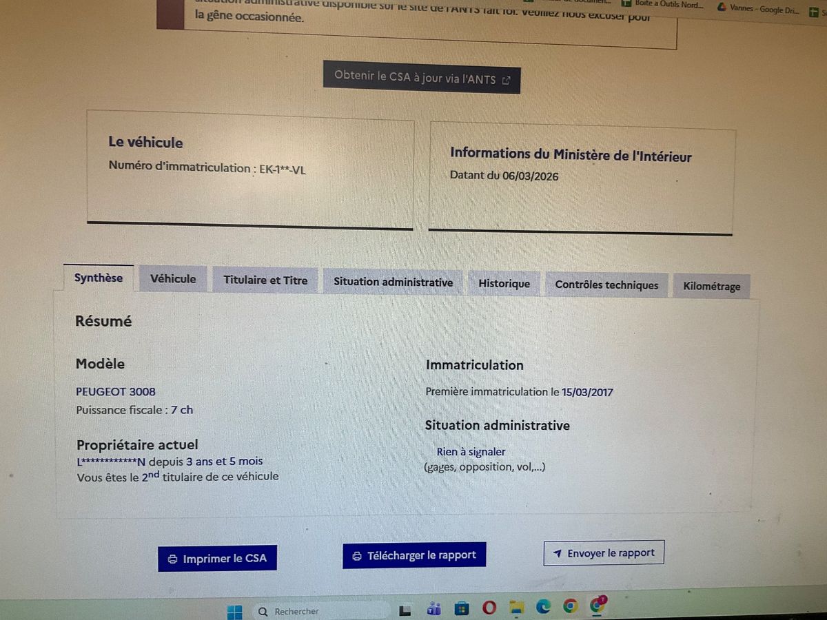 Peugeot 3008 d'occasion