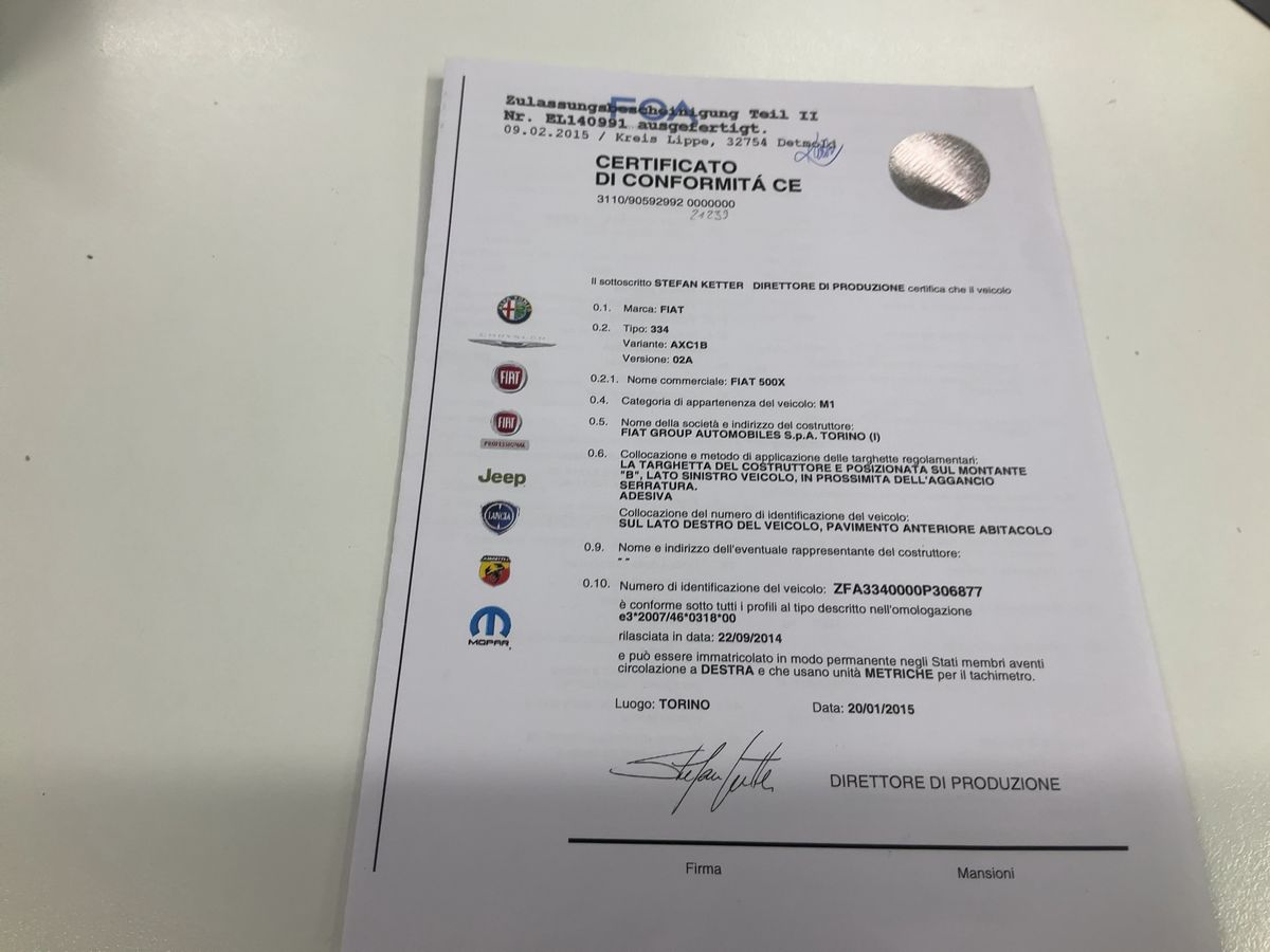 Fiat 500X d'occasion