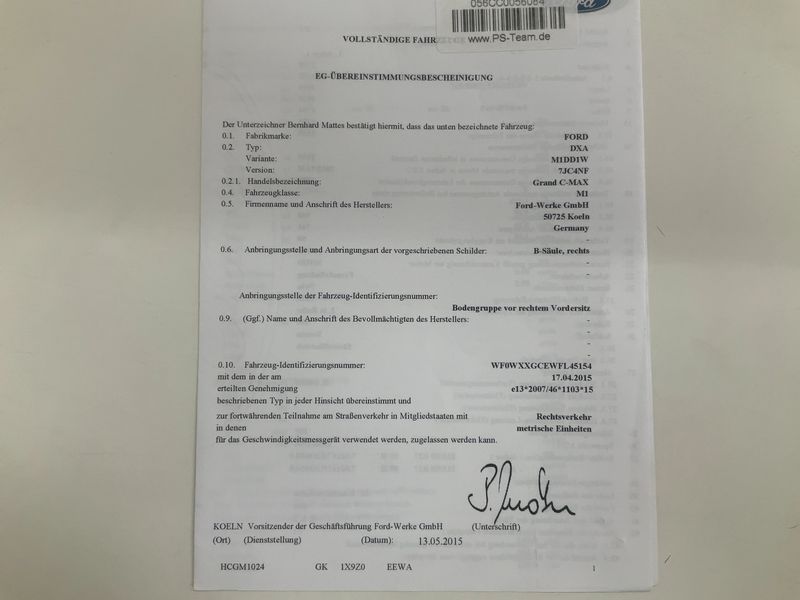 Ford Grand C-Max 1.0 EcoBoost Titanium — zdjęcie 16