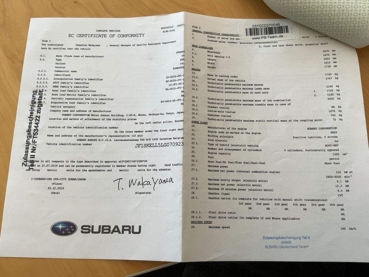 Subaru Forester d'occasion