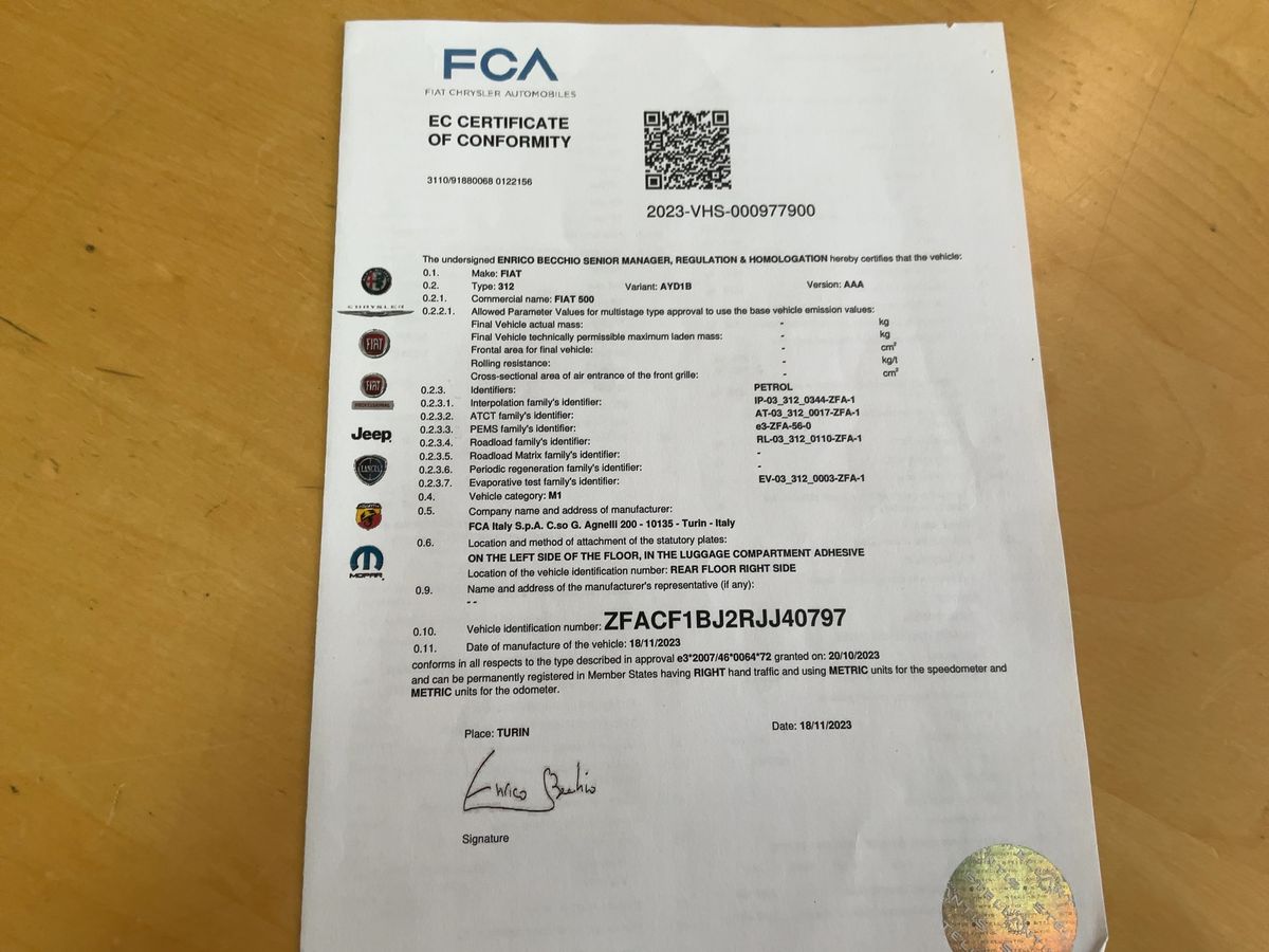 Fiat 500 d'occasion