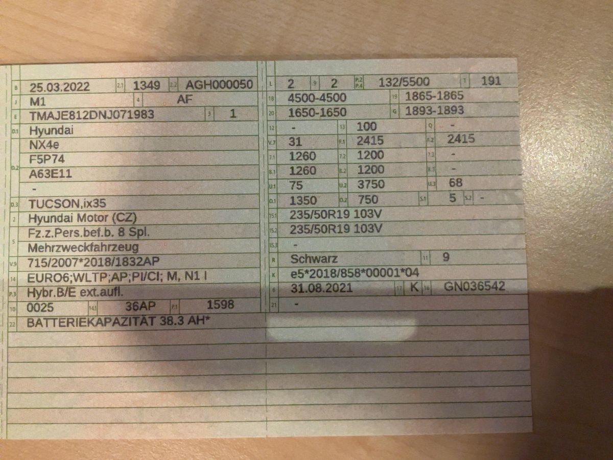 Hyundai Tucson d'occasion