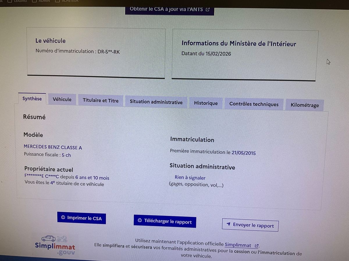 Mercedes-Benz A-Klasse d'occasion